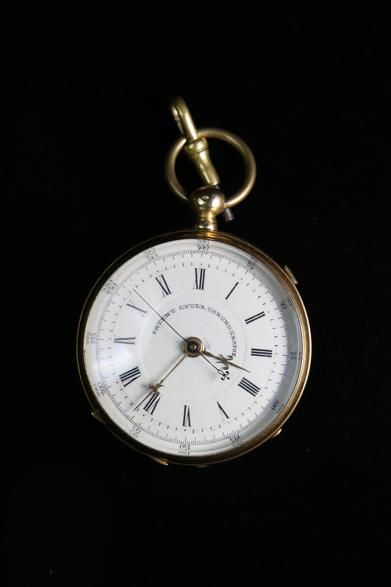 ANTIQUE 18 Gold Chronograph Pocket Watch – SJs City Cash