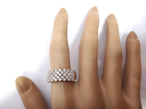 9ct White Gold & DIAMOND Cluster Ring