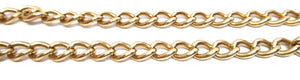 Long 9ct Yellow GOLD Albert/Fob Chain Necklace