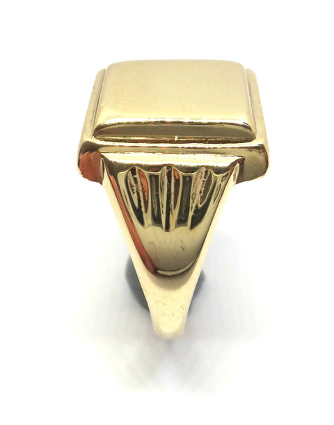 9ct Yellow Gold Square Signet Ring