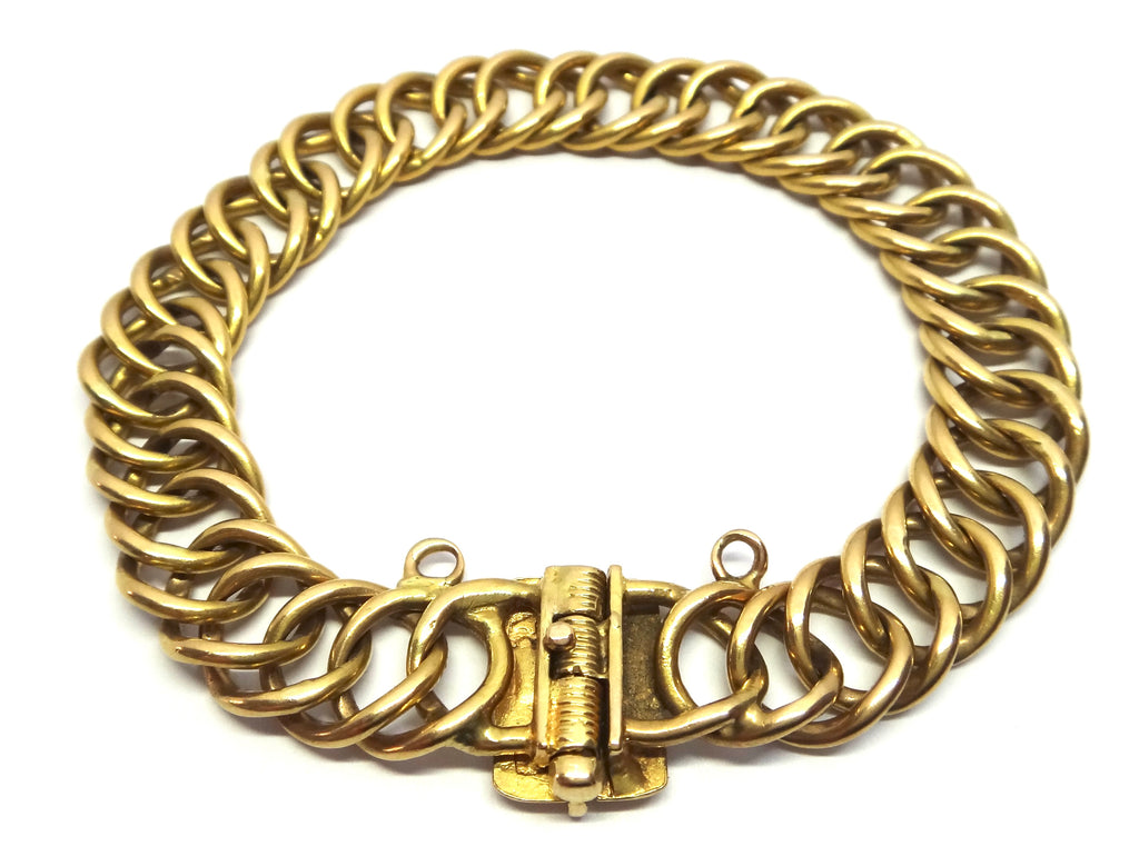 ANTIQUE Egyptian 18ct Yellow Gold Bracelet
