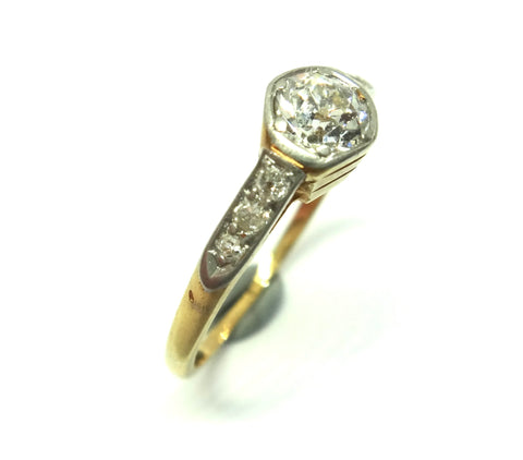 ANTIQUE 18ct Gold & Diamond Ring c.1900 - VAL $5,500