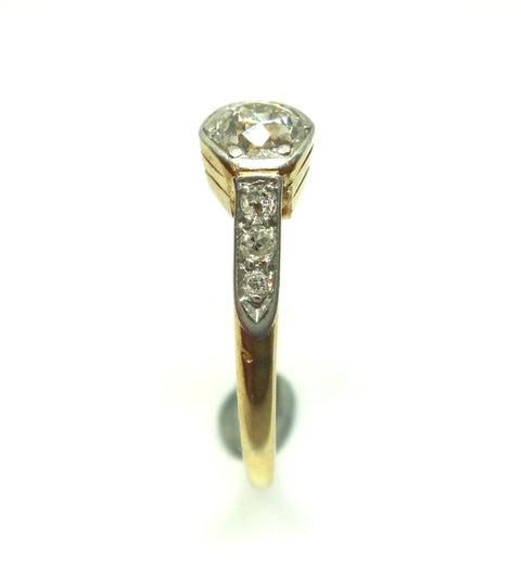 ANTIQUE 18ct Gold & Diamond Ring c.1900 - VAL $5,500