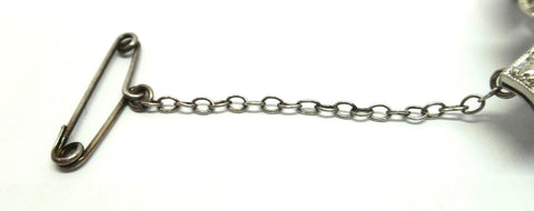 1950s Platinum & Diamond Bow Brooch - VAL $10,420