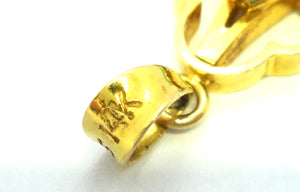 14CT Yellow GOLD & Jade Pendant