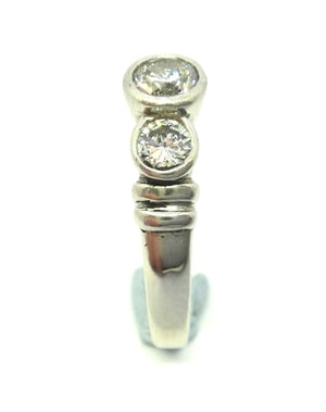 Platinum, 3 Stone Diamond Ring, VAL $5,270