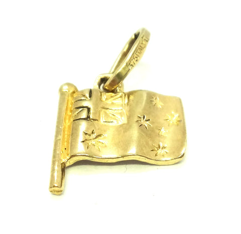 9ct Yellow GOLD, Australian Flag Charm/Pendant