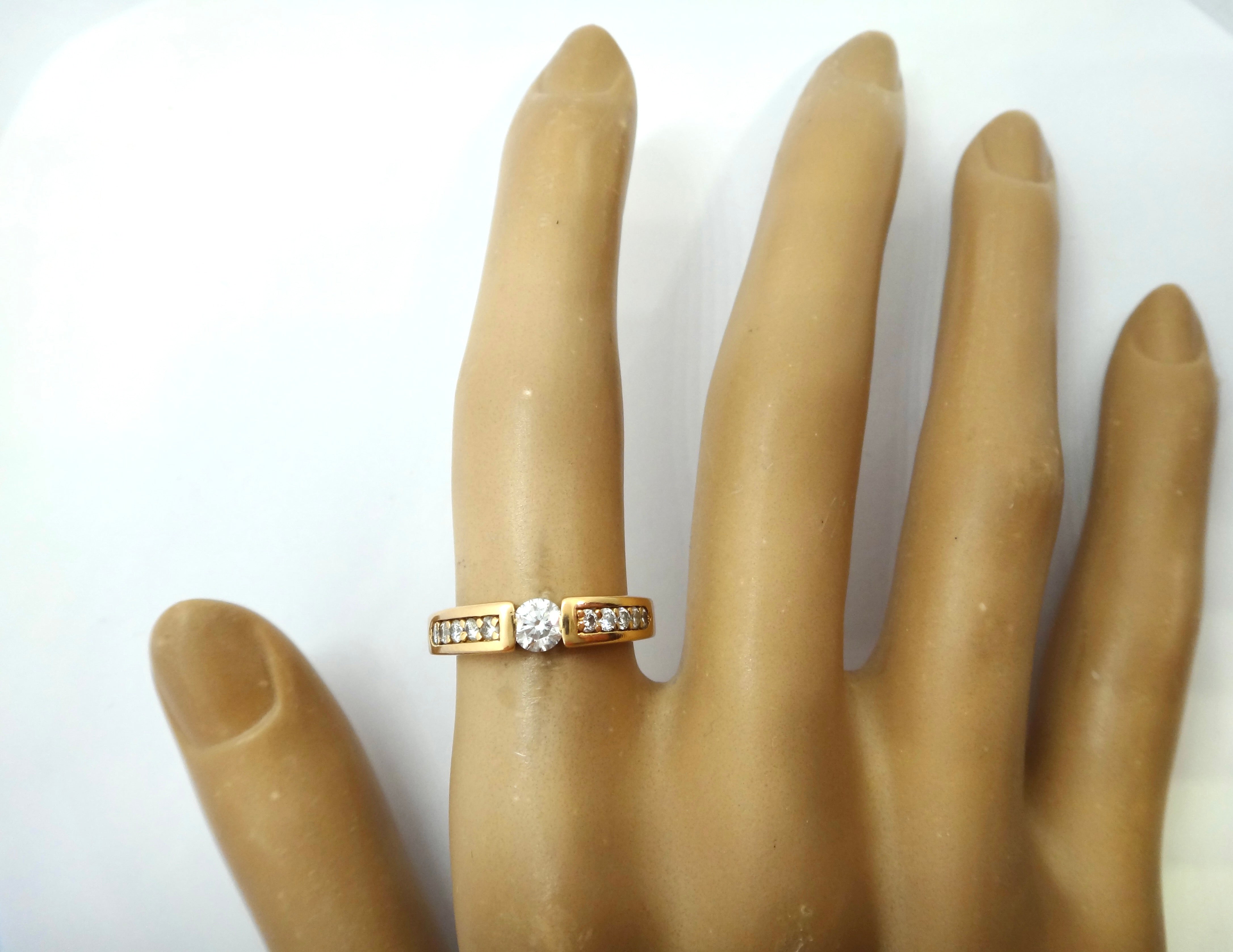Handmade 18ct ROSE Gold & Brilliant Cut Diamond Ring