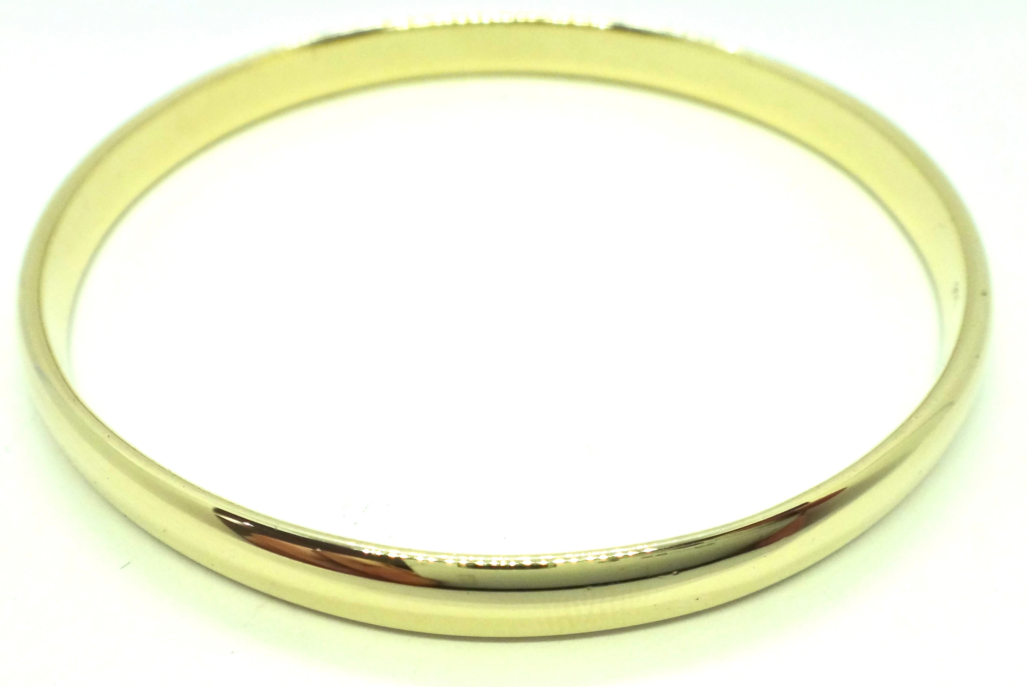 Solid 9ct Yellow GOLD Bangle