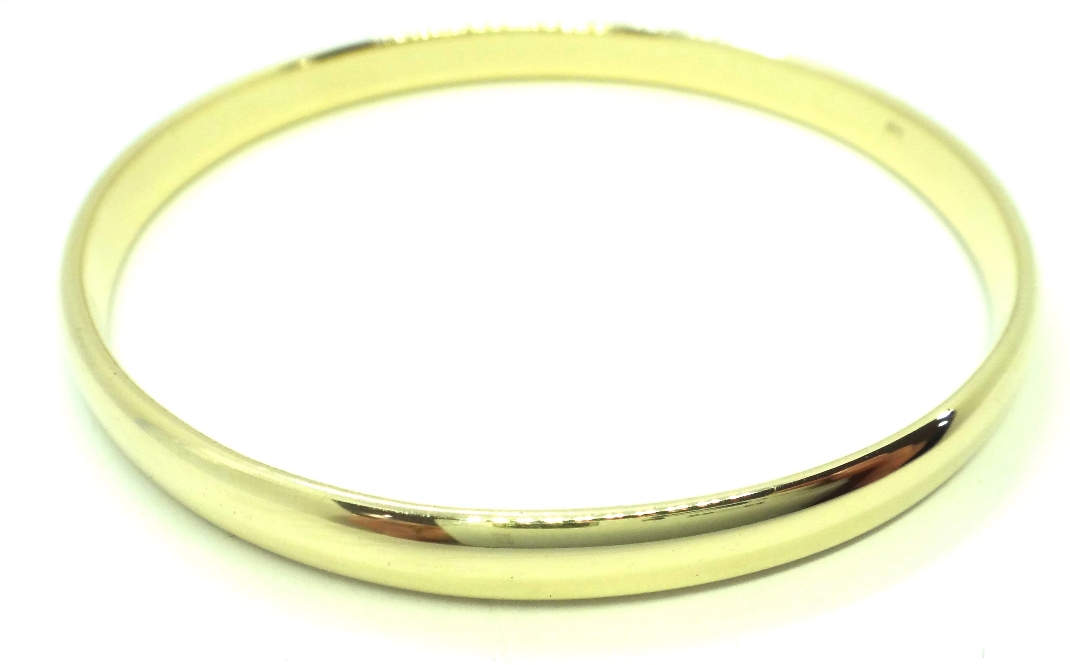 Solid 9ct Yellow GOLD Bangle