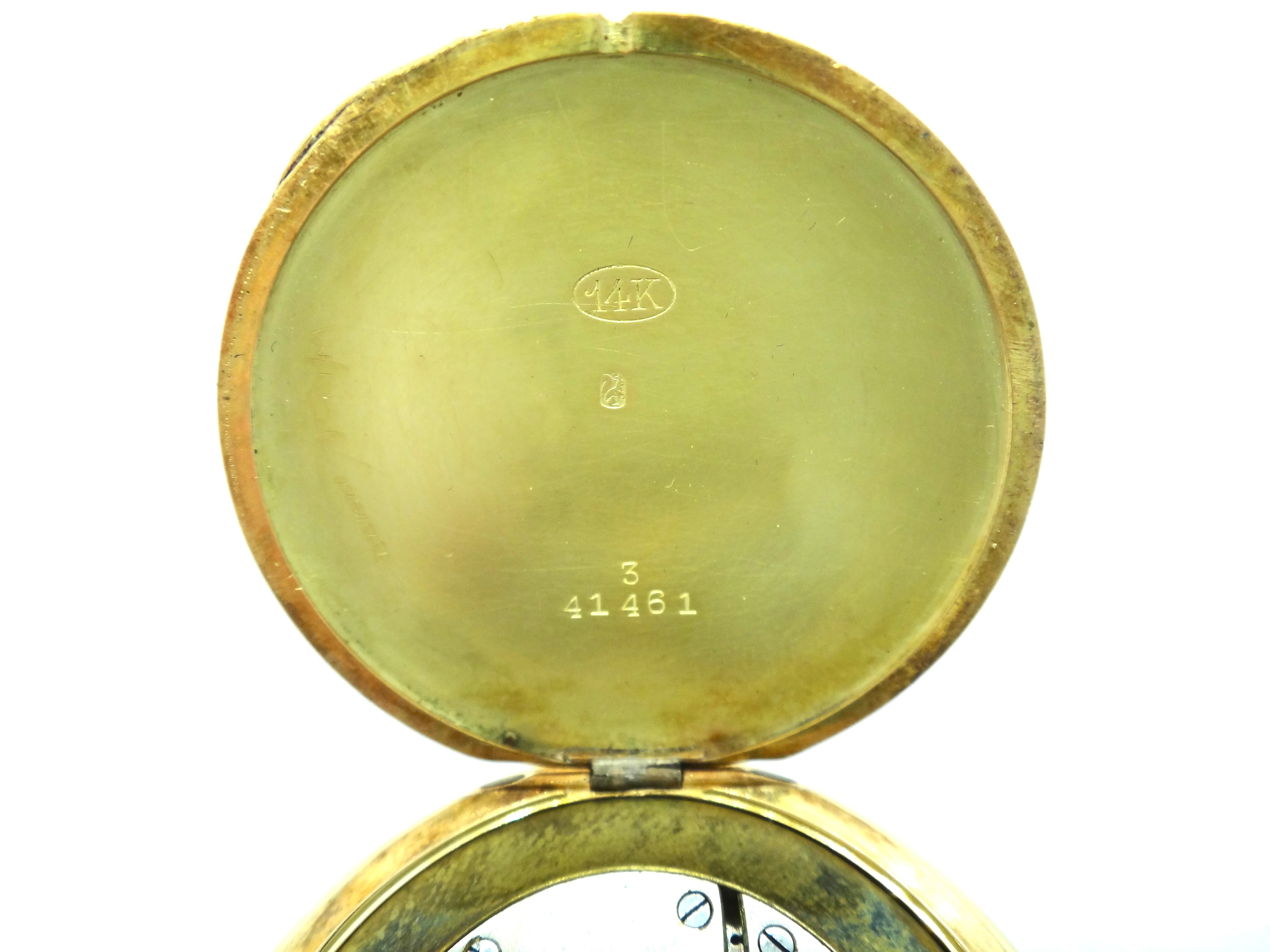 14ct Yellow GOLD Election Ladies Fob Watch