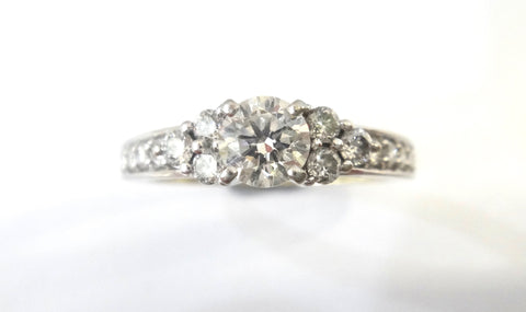 18CT GOLD & Multi Brilliant Cut DIAMOND Ring VAL $5,480