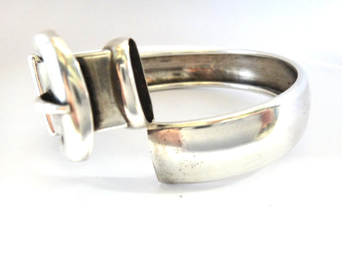 SILVER Belt Buckle Bangle