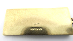 Antique 9CT GOLD Cheque Book Pendant/Charm