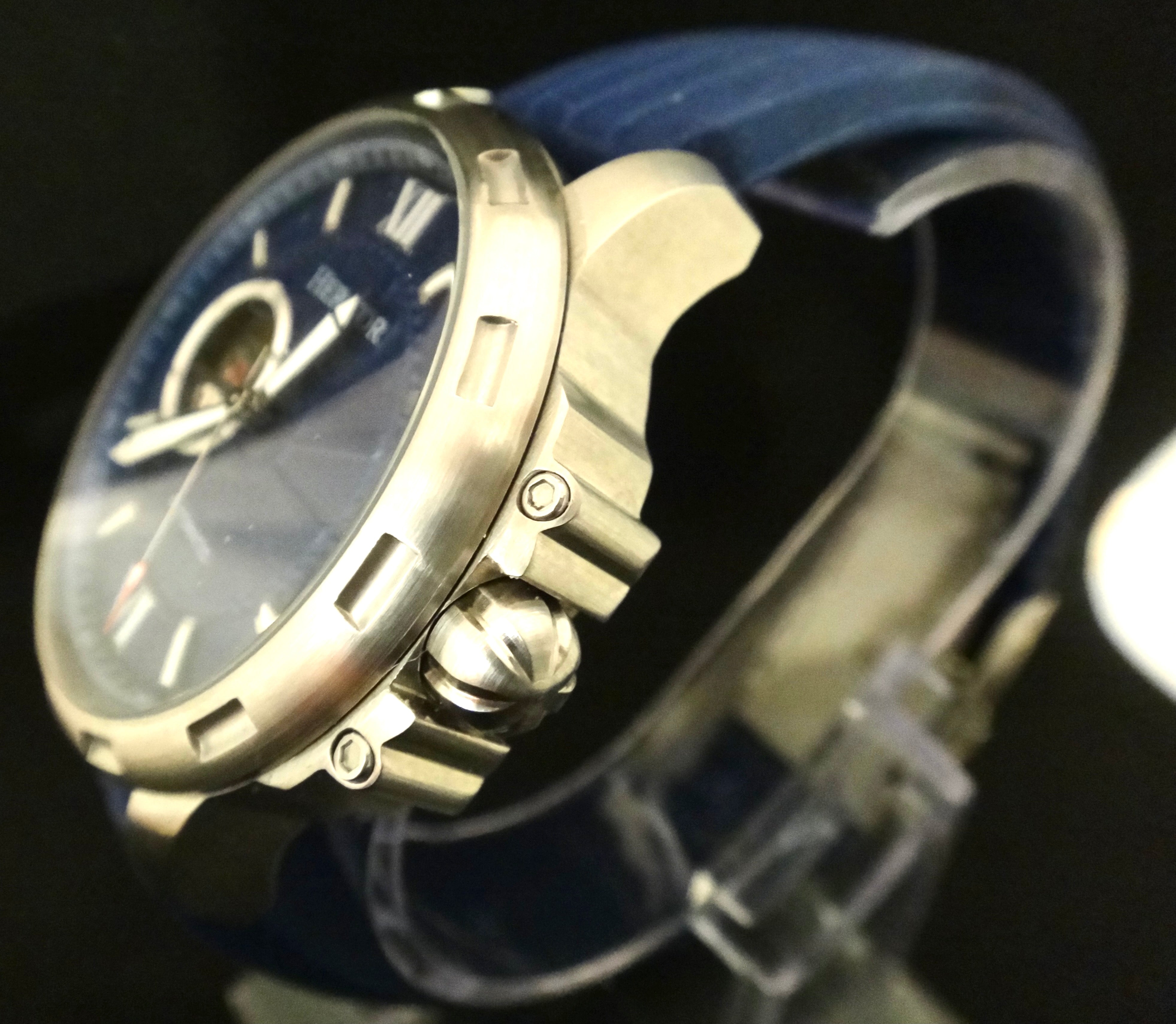 HERITOR Automatic Bonavento Semi-Skeleton Wrist Watch