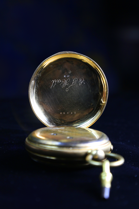 ANTIQUE 18 Ct. Gold Chronograph Pocket Watch c.1880